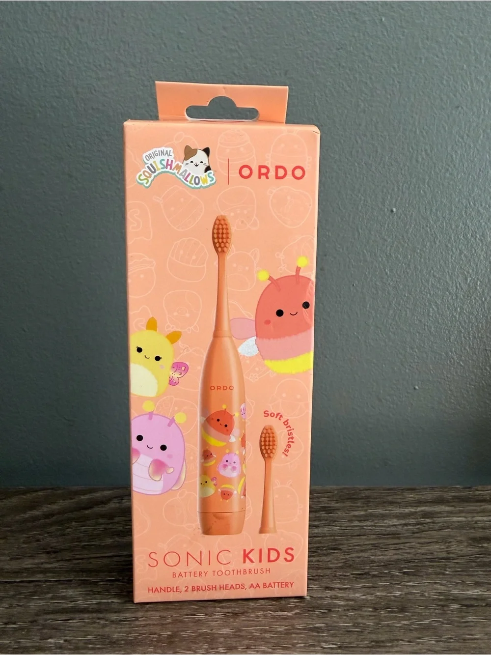 Ordo Sonic Kids Battery Toothbrush - Coral Peach